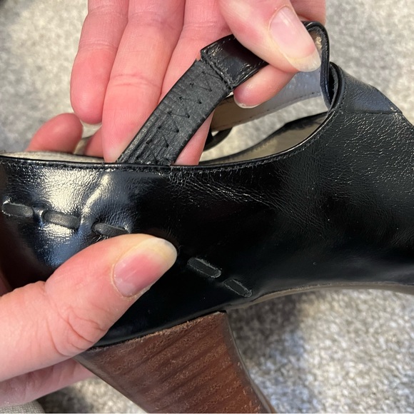 Fluevog Operetta Malibran, Size 9, Black, Criss-crossed Marry Jane heel. - Picture 7 of 7